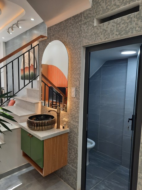 Hẻm xe hơi 45m2 ngang 4.5 dài 10m giá 6,57 tỷ 3PN 3WC full nội thất Thống Nhất phường 16 gò vấp